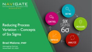 Navigate Academy Module 13: Recuding Process Variation - Concepts of Six Sigma