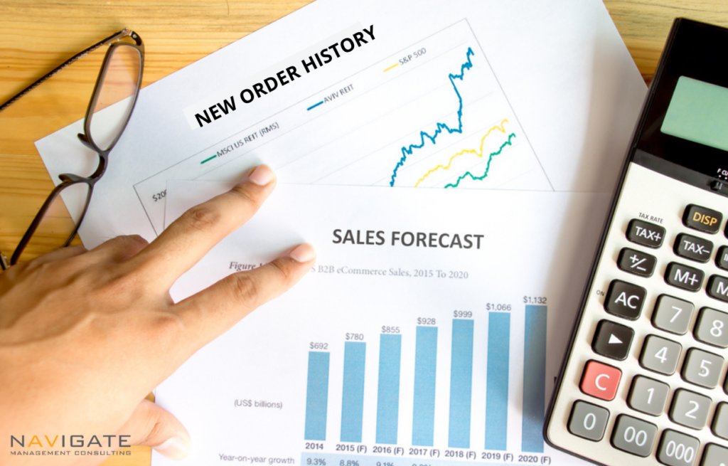 Forecasting Sales from New Order History