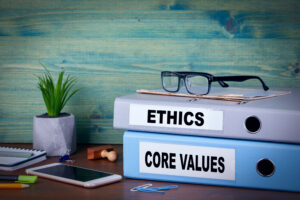 Establishing core values and ethics